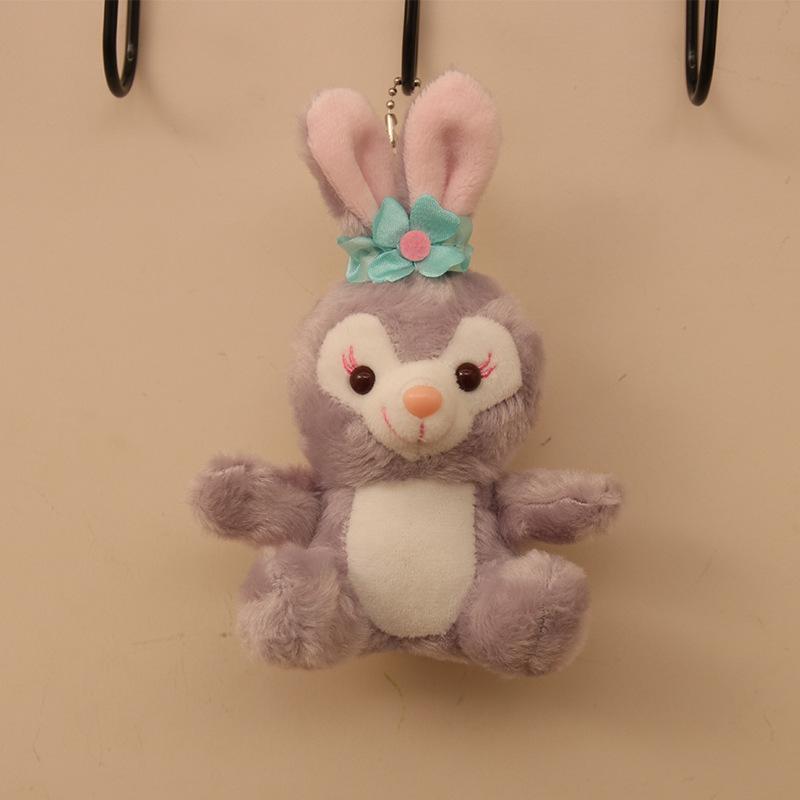 

Брелок мультфильм милый звезда кукла Dai кролик рюкзак кулон бутик машина захват кукла плюшевая машина брелок 4 inch