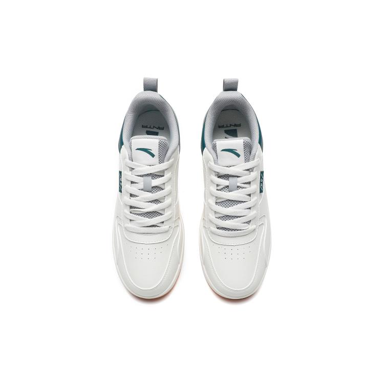 Anta Life Collection Synthetic Leather, Textile Slip Resistant Abrasion Resistant Cushioning Low top Skateboard Shoes 912138012-7