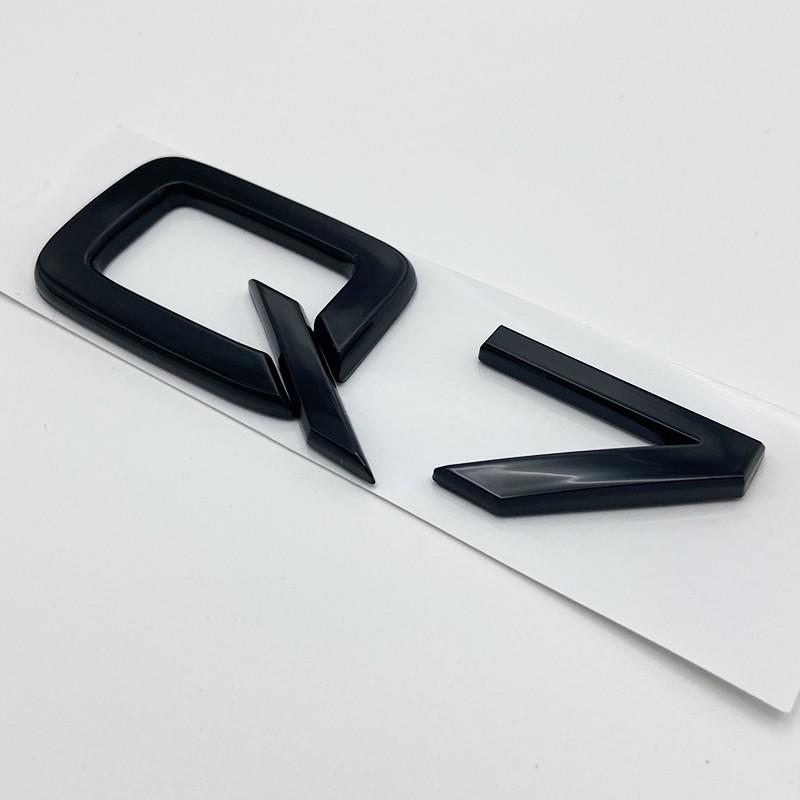 3D Chrome Glossy Black ABS TDI TFSI Car Rear Emblem Sticker for S A1 A3 A4 A5 A6 A6L A7 A8 S3 S6 Q3 Q5 Q7 TT S RS