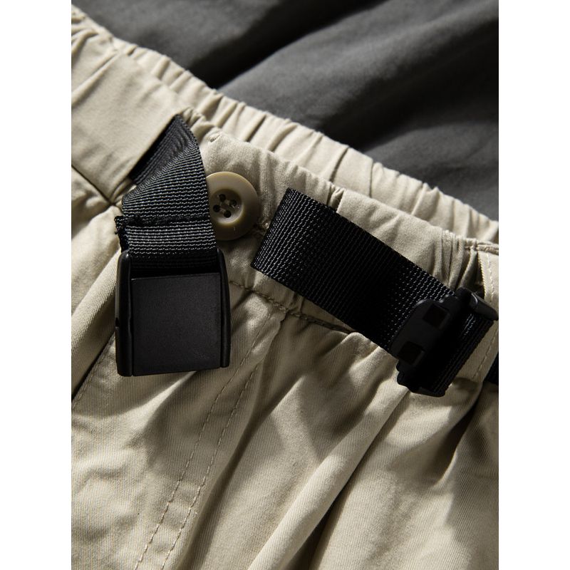 Youth Cotton Japanese-Style Retro Handsome Casual Wide-Leg Pants