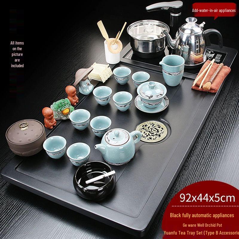 Jiakangming Automatic Kung Fu Tea Set with Integrated Kettle & Tray One Size
