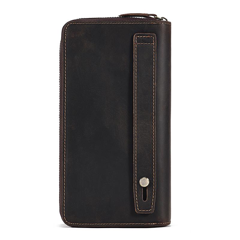 

Men s Genuine Leather Long Wallet & Multi-Card Holder Clutch