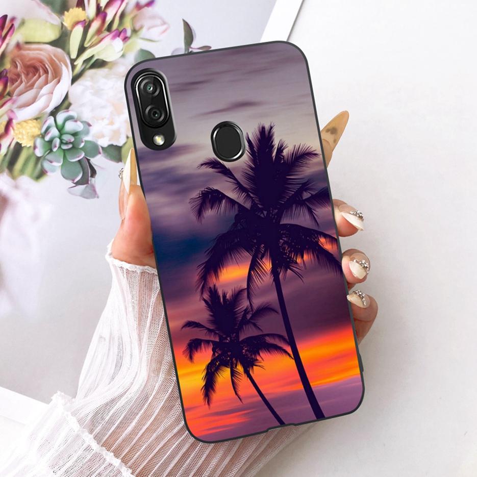 For ZTE Blade V10 Vita Case Luxury Flowers Butterfly Painted Cover Soft TPU Phone Case For ZTE Blade V10 2019 V10Vita Funda Bags