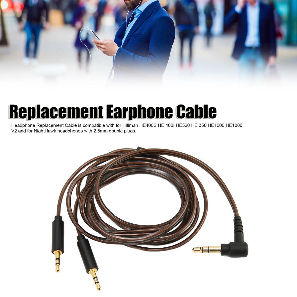 Flexible Earphone Replacement Cable for Hifiman HE400S HE 400I HE560 HE 350 HE1000 HE1000 V2