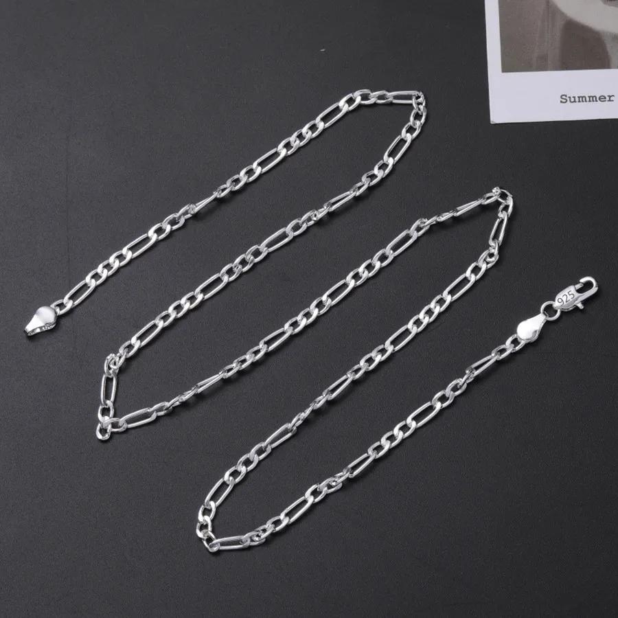 Copper classic 4MM geometry chain Necklaces for woman men boy lady fashion fine party wedding party Jewelry gifts