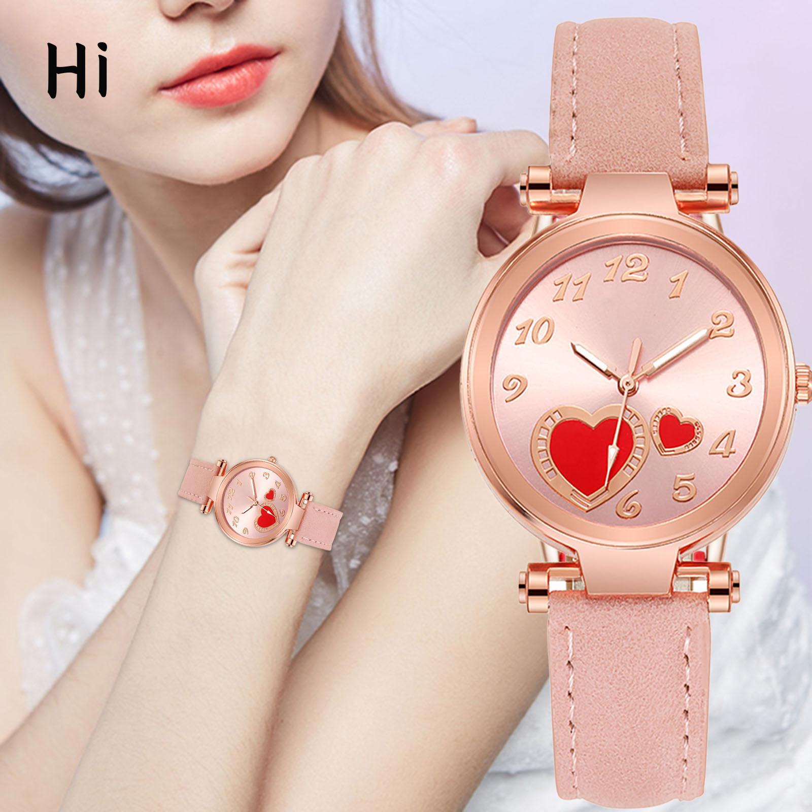 

Korean ins style retro love watch women s niche simple and versatile mini temperament student literary tide women s watch