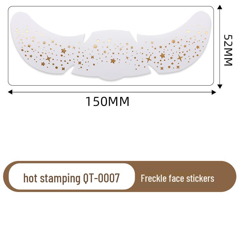 Cross Hot Stamping Tattoo Stickers: Waterproof Glitter Stars & Butterflies for Party Makeup & Stage Performance