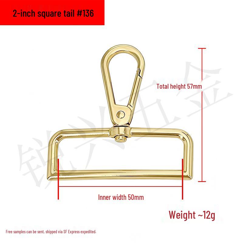 Zinc Alloy Metal Dog Leash Buckle and Luggage Strap Hook