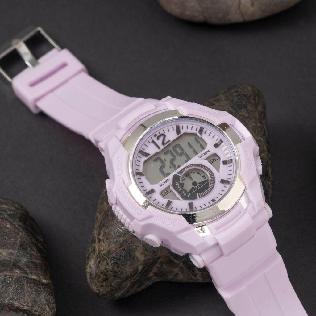 Kids Digital Sport Watch With Waterresistant Pvc Strap For Children And Teens