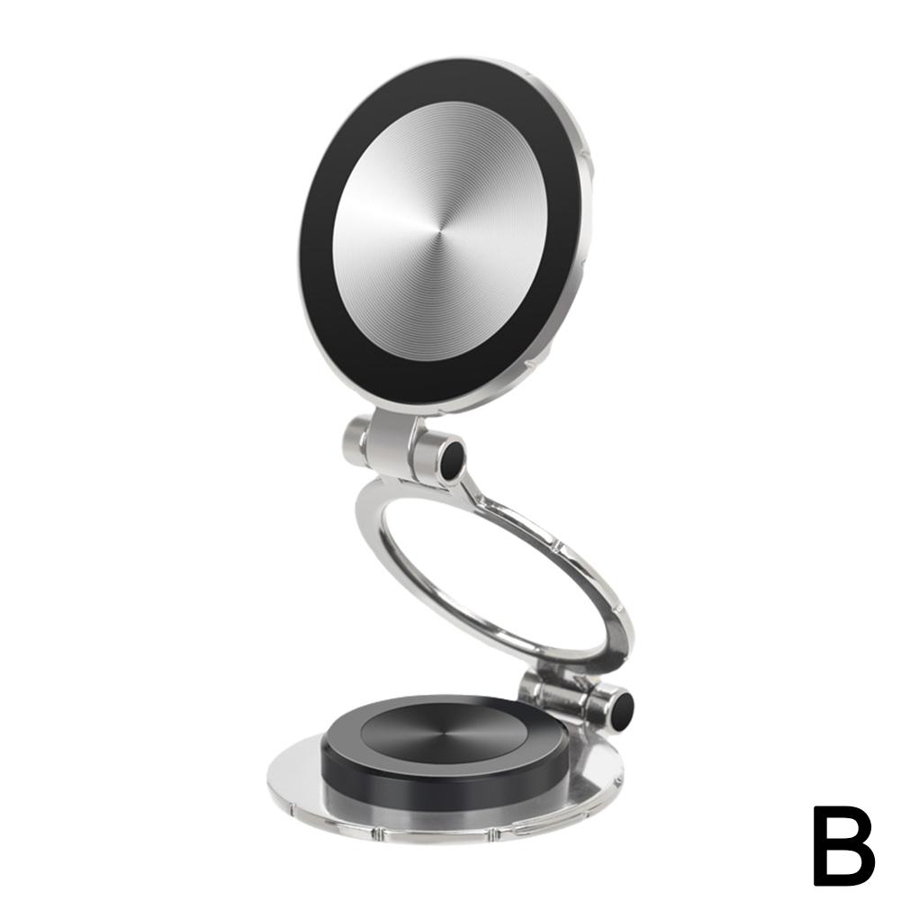 For Magsafe 360° Rotation Magnetic Bracket Phone Holder Universal Magnetic Suction Cup Folding Swivel Car Phone Holder