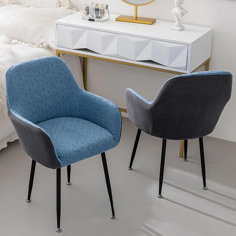 Makeup Chair Cover High Armrest Chair Cover All-Inclusive 4Season Universal NailSalon Chair Cover Stretch Dining Chair Slipcover