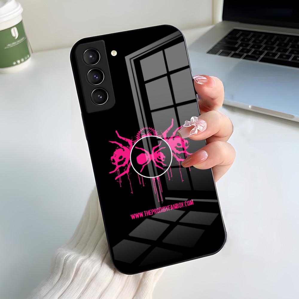 The Prodigy Artist Logo Phone Case For Samsung A56 A36 A26 A16 A15 A25 A35 A55 A14 A34 A24 A54 Glass Case