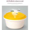 ZLIII Disposable Plastic Round Bowls with Lids