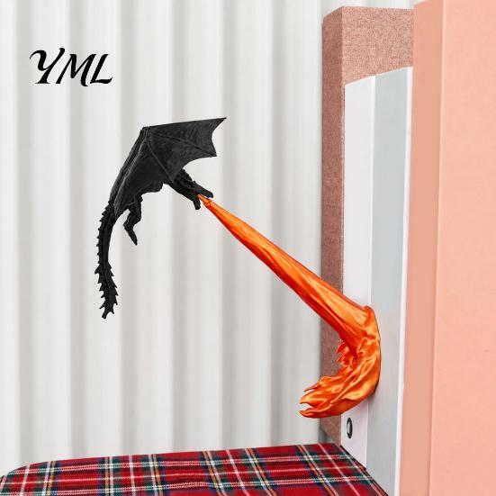 Collectibles for Fantasy Theme Decorations Bookshelf Dragon Ornament, 3D Printed Fire-Breathing Dragon, Flying Sturdy Model Office Desk Sculpture Home