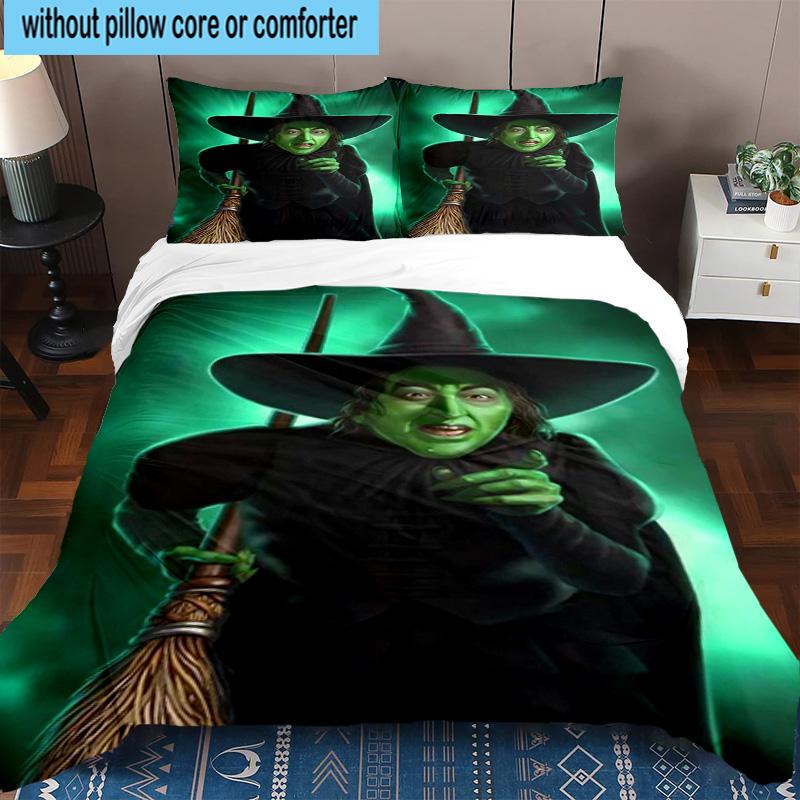 3PCS Wonderful Wizard Adventure 3pcs Bedding,Including 3PCS Duvet Cover And 2pcs Pillowcases Perfect for Christmas,Ideal for Bedroom, Dormitory