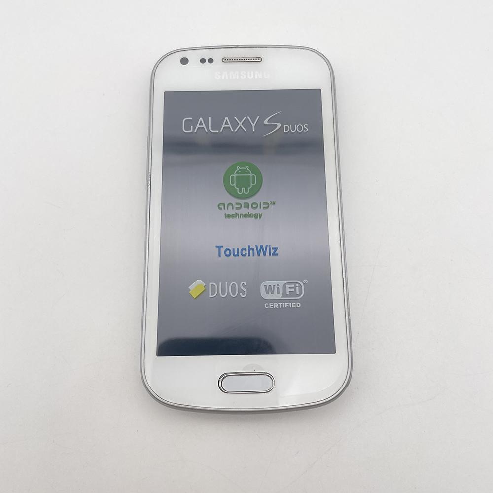

95% новий Відновлений Мобільний телефон Samsung Galaxy S Duos S7562 simple set білий