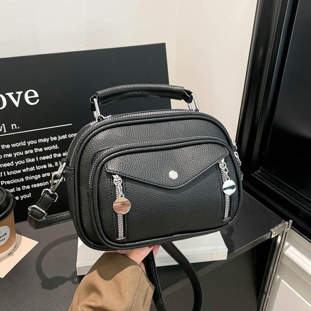 Women's Small PU Leather Crossbody Camera Bag Casual Shoulder Purse