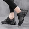 2021 Women's Large Size Comfortable Leather Casual Shoes with Elevated Thick Sole