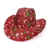 Hot-selling Christmas Party Snowflake Top Hat European and American Holiday Party Western Cowboy Hat