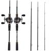 Casting Rods 4 Sections  Carbon Fiber Casting Fishing Rod and Max Drag 18 LB Casting Fishing Reel