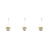 Decorate Room Hanging Plant Pot Green Radish Family Plastic