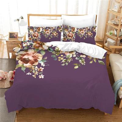 Druck Schlafzimmer Set Bettwäsche Jacquard Bettwäsche Hd Blumen Tagesdecken Sets mit Kissenbezügen 228x228 EU,AU ,US Größe Bettbezug Set