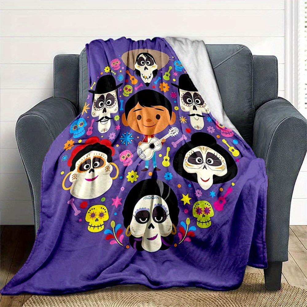1pc, Disney Coco Miguel Family Blanket Throw Blanket for All Seasons, Living Room, Outdoor Blankets, Travel, Camping