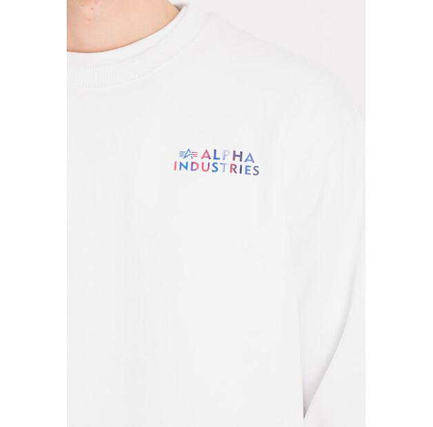 Толстовка Alpha Industries Holographic Small Logo Sweater