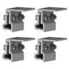1/4pcs Standing Solar Seam Clamp PV Roof Fixing Mounting Sheet Solar Panel Rack With Screws Washer For Solar Panel Installations