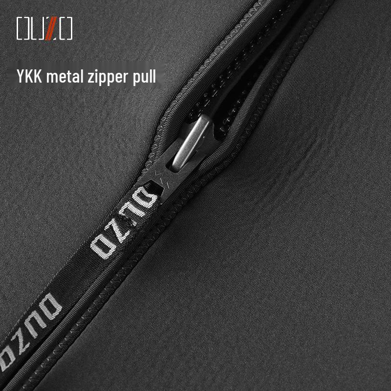 OUZO7mm CR Super Elastic Long Sleeve Wetsuit - Thick, Cold-Proof for Surfing, Free Diving, and Scuba Diving