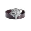 Men's Cowhide Smooth Buckle Belt Domineering Wolf Head Belt Spirit Guy Jeans Belt
