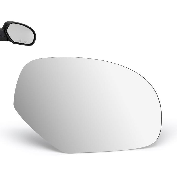 NEYASU Mirror Glass Driver Left Side fit for 2007-2014 Chevy Silverado GMC Sierra 1500 2500 3500 Chevrolet Suburban Tahoe Yukon Escalade with Right