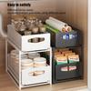 Kitchen Pull Out Under Sink Shelves Large Capacity Organizers With Sliding Drawer For Kitchen Bathroom