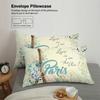 3pcs Bedding Set Paris Eiffel Tower 3D Printed Cozy Duvet Cover King Queen Twin Size Birthday Gift for Adult Girl Bedroom Decor