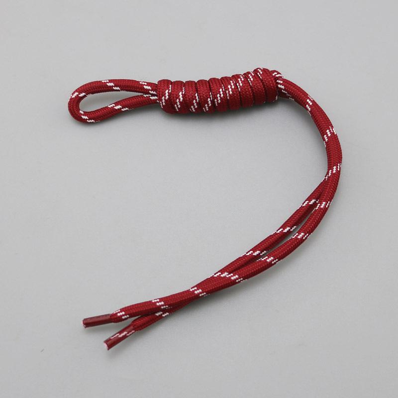 Wholesale Polyester Hand-woven Braided Lanyard Keychain-Fashionable DIY Car Bag Charm with Hook Colorful