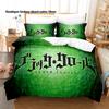 Anime Black Clover Asta Bedding Set 3D Printed Duvet Cover Pillowcase For Otaku Bedroom Home Textile Twin Full Queen King Size