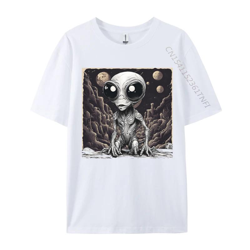 

Alien Tshirts Hip Hop Mens Tshirts Graphic Printed Tshirt Combed Cotton Tops Shirts Casual Clothing Shirt S