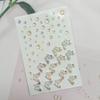 Fashion Rhinestone Stickers Mixed Disposable Tattoo Stickers 3D Face Jewelry Stickers  Party