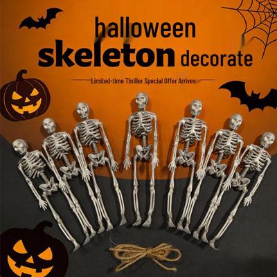 Halloweenowy wisiorek z czaszką i szkieletem: Dekoracje na Imprezę Horrorową Festiwalu Duchów