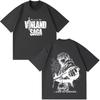 Anime Vinland Saga Thorfinn Karlsefni T Shirt Unisex Women Funny Tee Summer Casual Cotton Oversized Short Sleeve Tshirts Streetwear