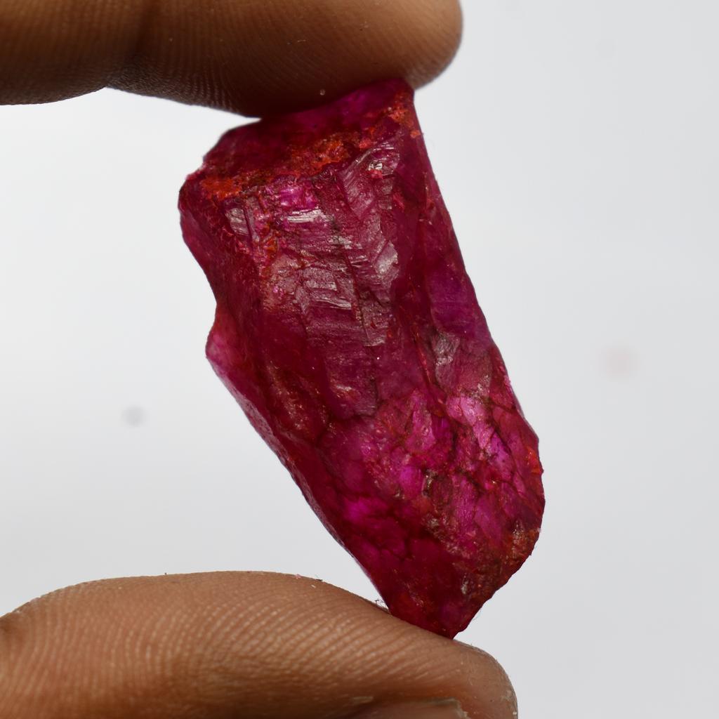 Natural Ruby Red Rough 60.55 Carat Uncut Huge Size Loose Gemstone CERTIFIED VA-358