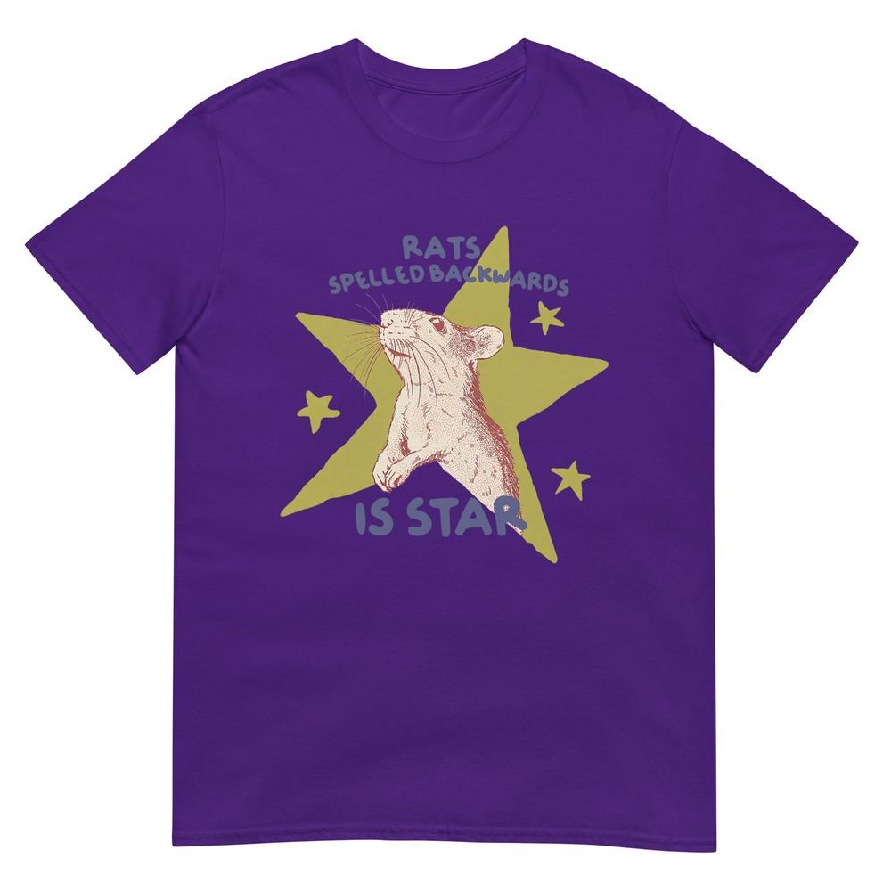 Rats Spelled Backwards Is Star Rat Meme Rat Lover Animal Tshirt