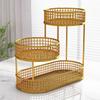 Fruit Basket, Bowl Stand, Vegetable Metal Mesh Shelf, Versatile for Storing Fruit,