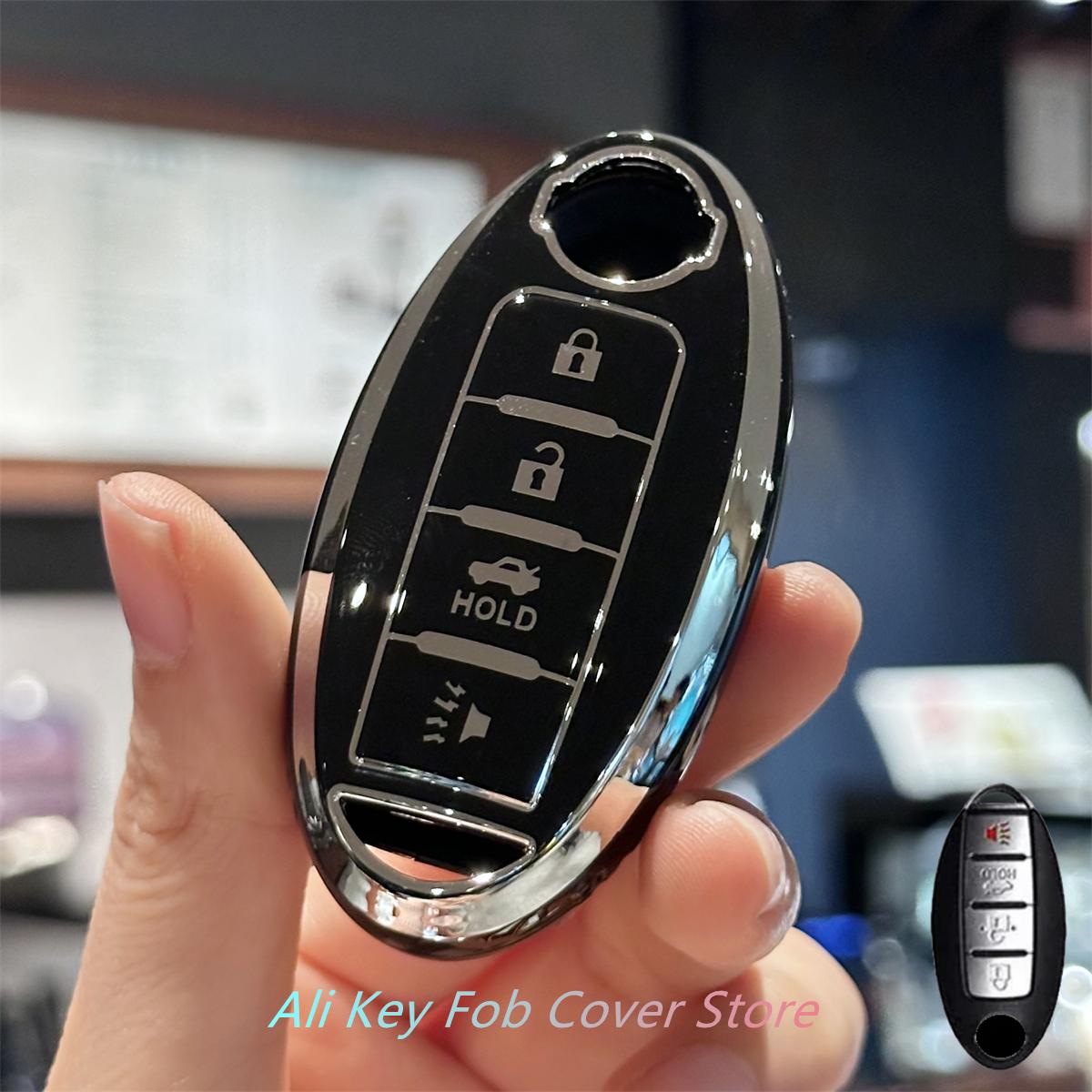 

Key Fob Cover Keychain Lanyard for Nissan Altima Rogue Sentra Pathfinder Frontier Maxima Titan Murano Kicks Juke Versa Arma чёрный