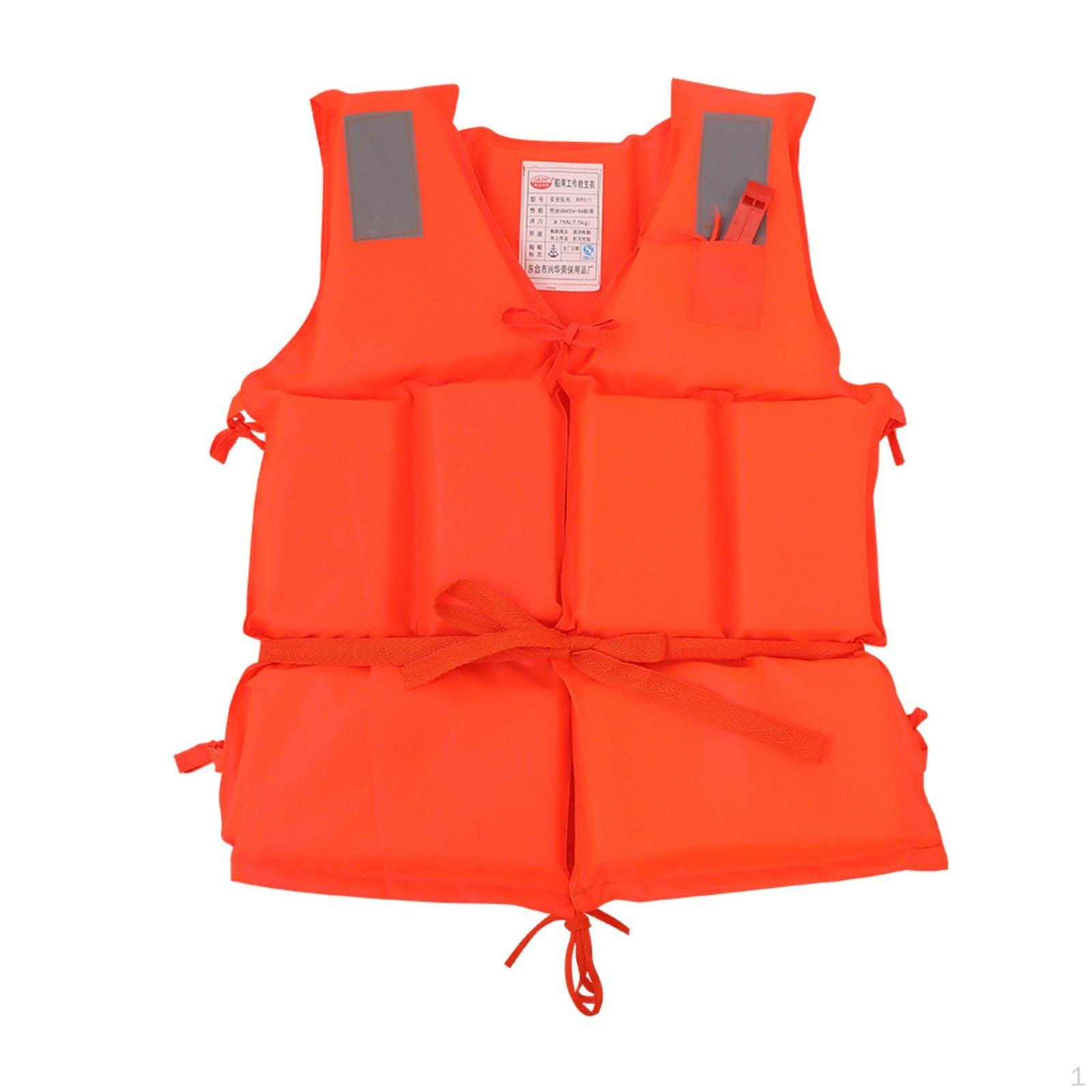 Boat Flotation Device Portable Fishing Vest Lightweight Bright Life for Adults, Kids, Boating,