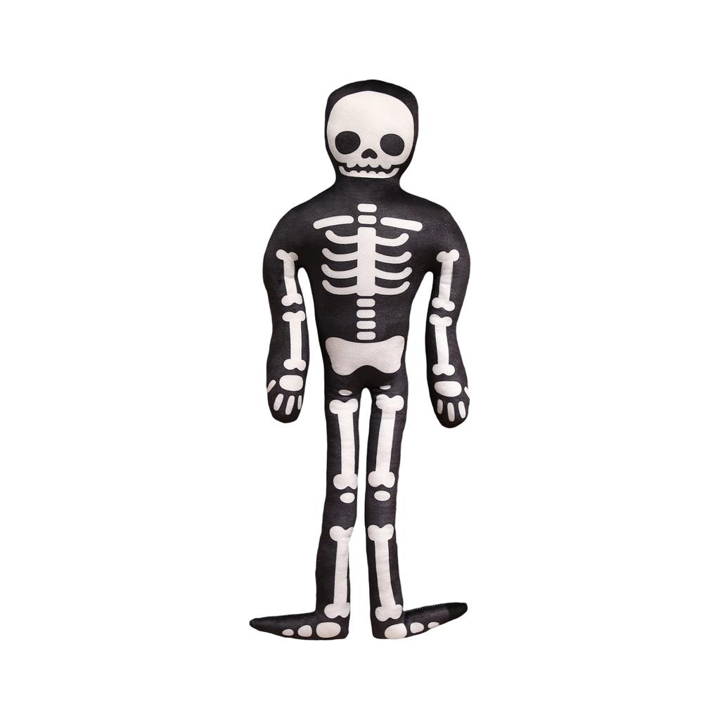 Halloween Skeleton Pumpkin Plush Doll – Soft Stuffed Toy For Holiday Decoration, Party Favors, And Spooky Gifts