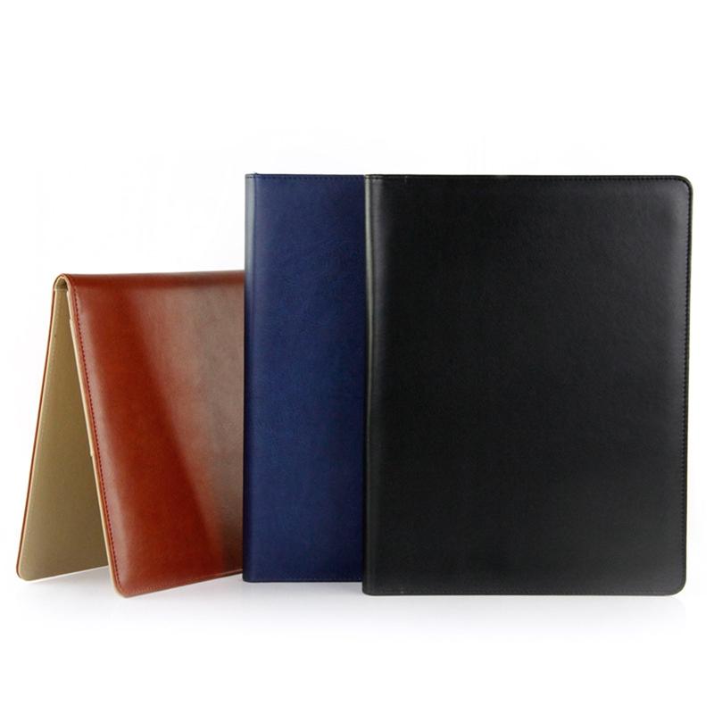A4 File Folder With Calculator Binder Organizer Manager Office Document Pad Pu Leather Folder Briefcase Premium