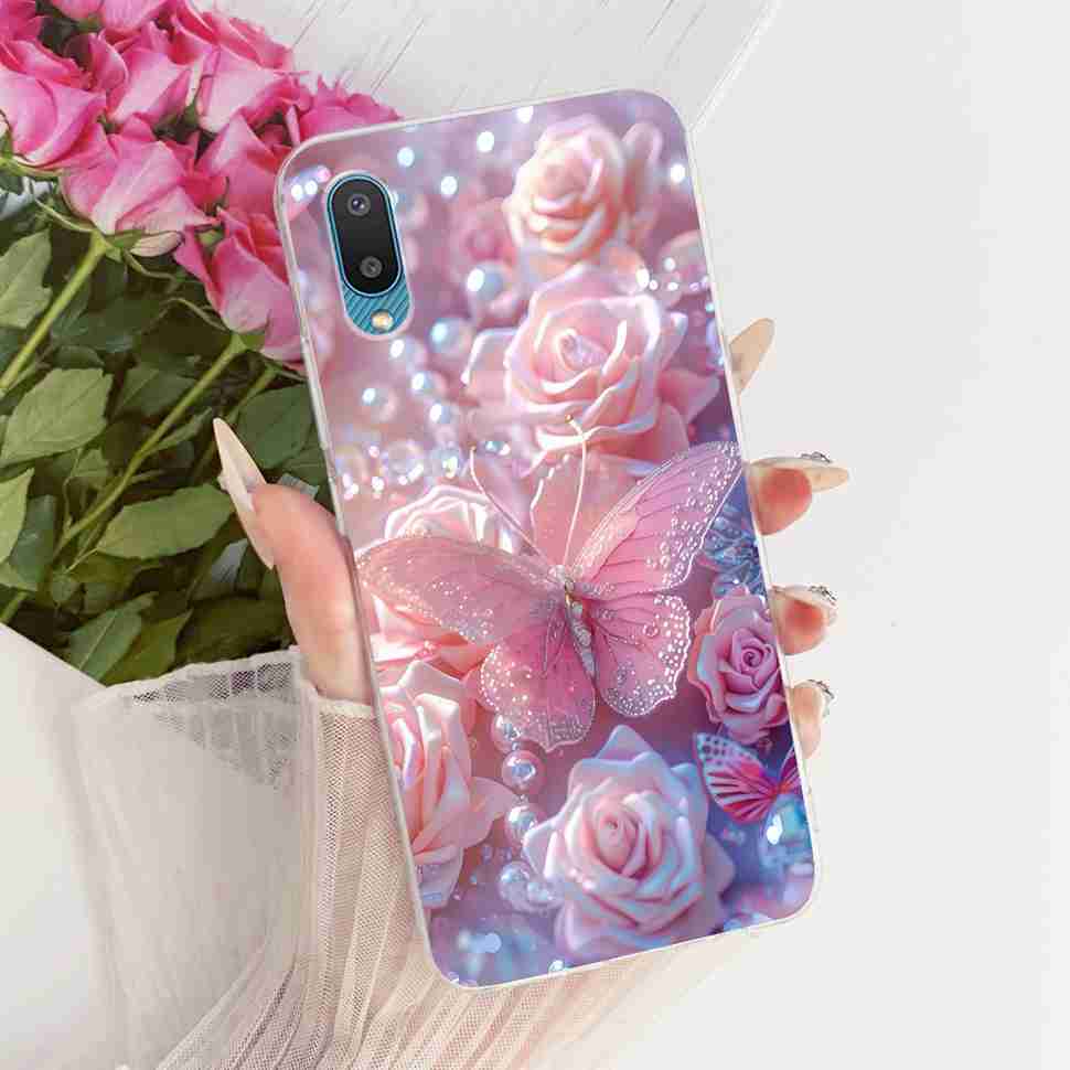 For Samsung Galaxy A02 Case SM-A022F Soft Silicone Colorful Painted Cover Case For Samsung A02 A 02 Galaxy M02 M022F Fundas Bags