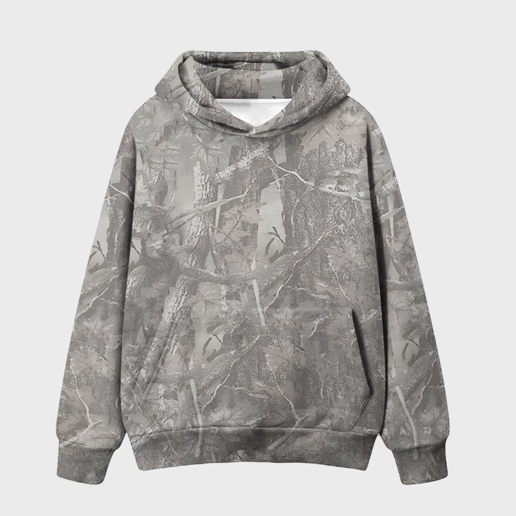 

2024 Толстовка из флиса с 3D-принтом «Кленовый лист» для пар L