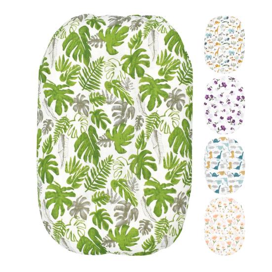 Pokrowiec na łóżeczko dla dziecka Kwiatowy nadruk Ochronny miękki w dotyku Super miękki pokrowiec na łóżeczko dla noworodka Codzienne użytkowanie